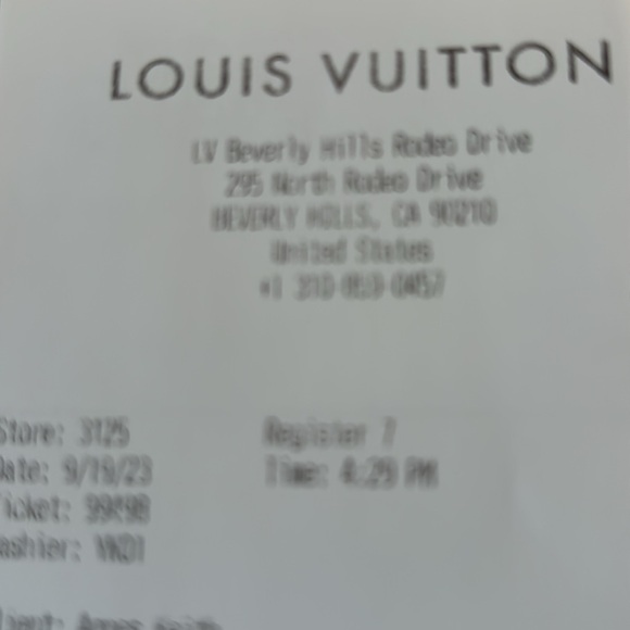 Louis Vuitton side up card holder LVmonogram black Other side large LV tan/taupe - Picture 10 of 10